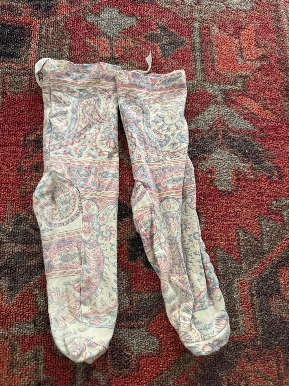 Magnolia Pearl paisley socks